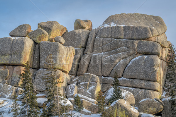 granite rock formation in Vedauwoo Recreation Area Stock photo © PixelsAway