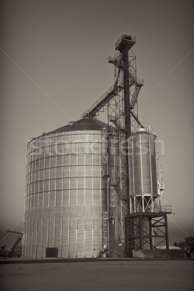newly constructed grain silo and elevator Stock photo © PixelsAway