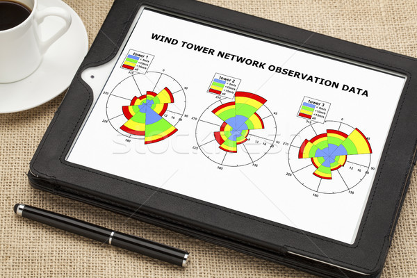 Vânt trandafir grafice date turn observatie Imagine de stoc © PixelsAway