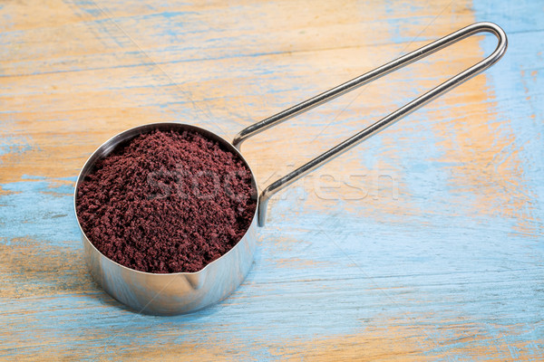 scoop of acai berry powder Stock photo © PixelsAway