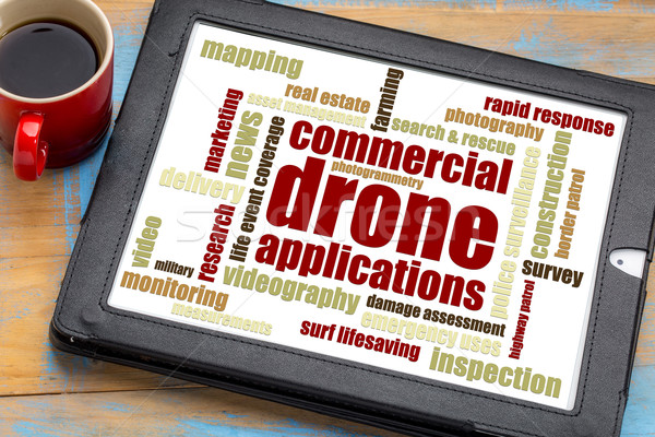 Stock photo: commercial drone applications