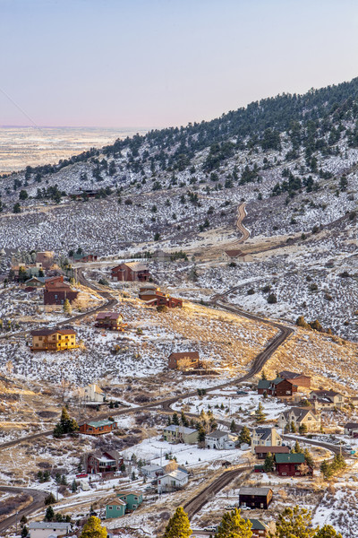 mountain living at Colorado foothills Stock photo © PixelsAway