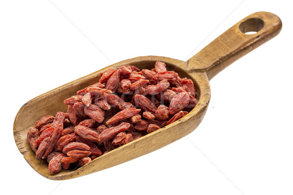 rustic scoop of goji berries Stock photo © PixelsAway