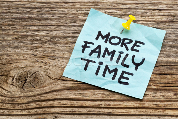 more family time reminder Stock photo © PixelsAway