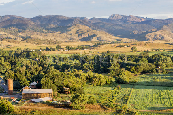 Colorado foothills farmland Stock photo © PixelsAway