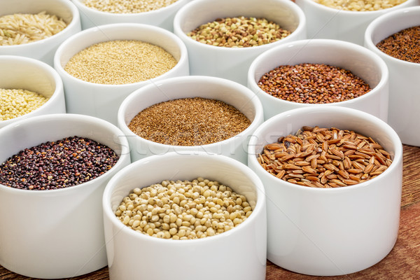 Stock photo: healthy, gluten free grains abstract