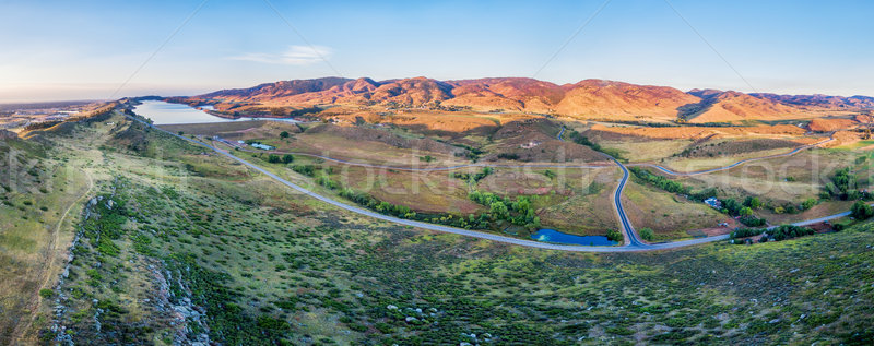 aerial panorama of foothills at Fort Collins Stock photo © PixelsAway