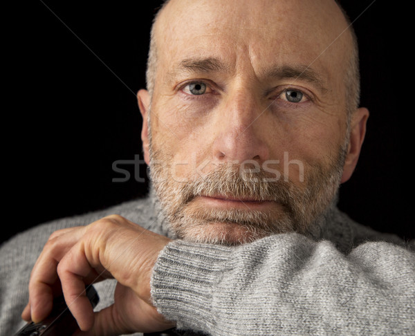 headshot of confident eleder man Stock photo © PixelsAway