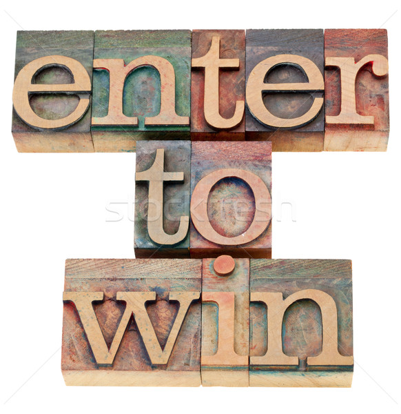 enter to win  Stock photo © PixelsAway