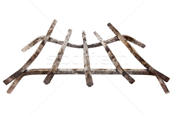 fireplace iron grate Stock photo © PixelsAway