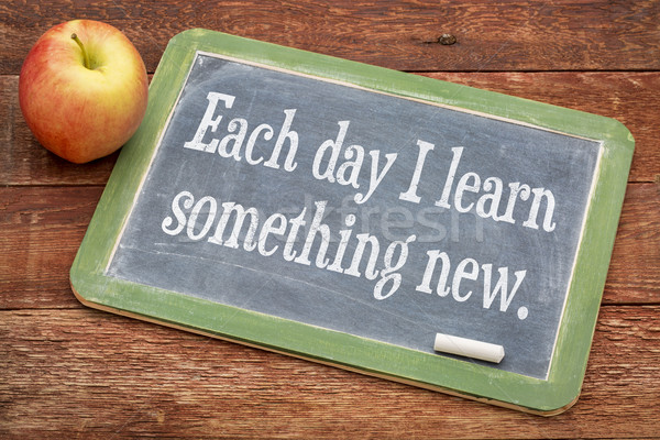Each day I learn something new Stock photo © PixelsAway