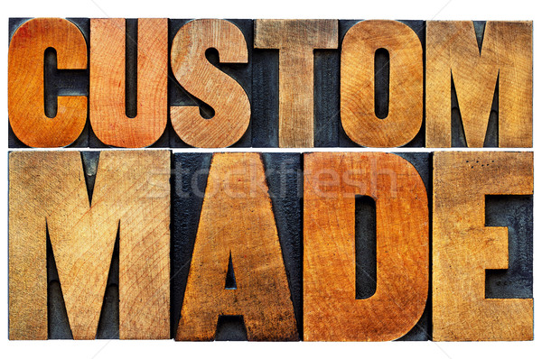 custom made word abstract typography Stock photo © PixelsAway
