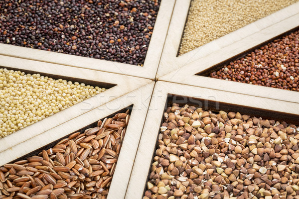 Glutenvrij variëteit Rood zwarte bruin Stockfoto © PixelsAway