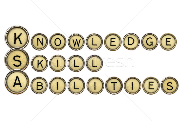 Knowledge, skills, and abilities Stock photo © PixelsAway