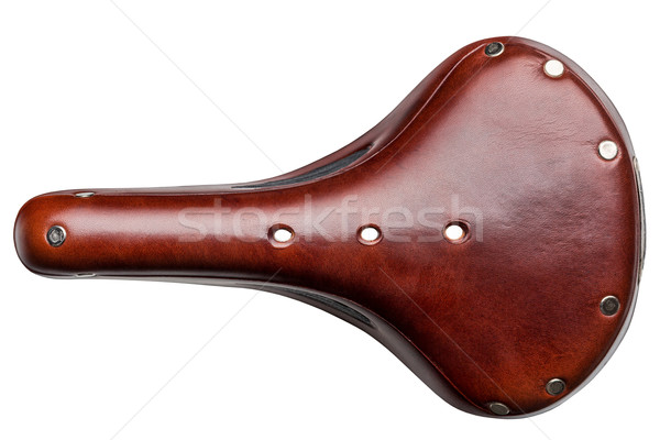 classic leather bicycle saddle Stock photo © PixelsAway