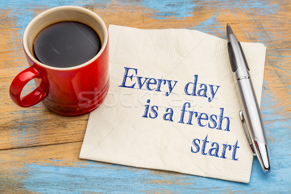 Every day is a fresh start Stock photo © PixelsAway
