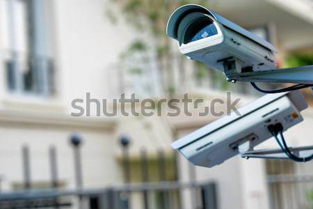 security camera on a city Stock photo © pixinoo