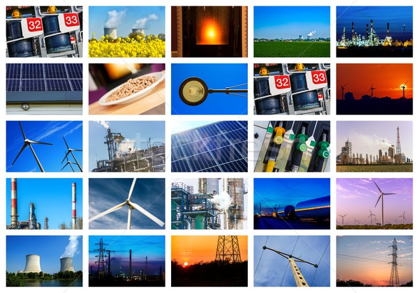 Stock foto: Collage · Macht · Energie · Konzepte · Licht · grünen