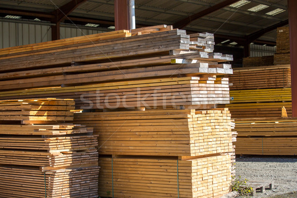 Tölgy deszkák vág átalakulás közelkép fa Stock fotó © pixinoo
