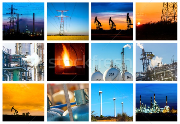 Stock foto: Collage · Macht · Energie · Konzepte · Produkte · Wasser