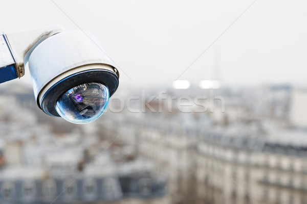 security camera on a city Stock photo © pixinoo