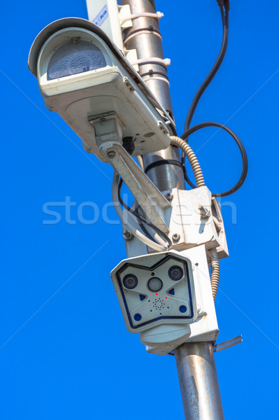 security camera and urban video Stock photo © pixinoo
