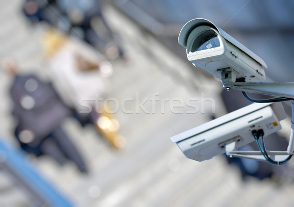 security camera and urban video Stock photo © pixinoo