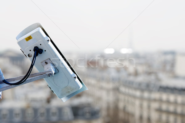 security camera on a city Stock photo © pixinoo