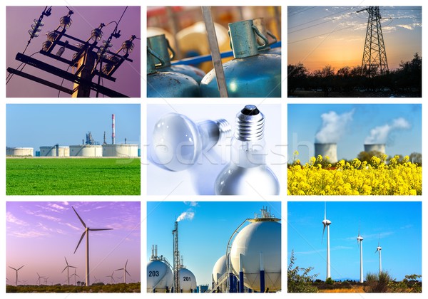 Stock fotó: Erő · energia · fogalmak · fény · zöld · ipar