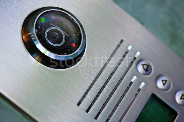 Video intercom in the entry of a house Stock photo © pixinoo
