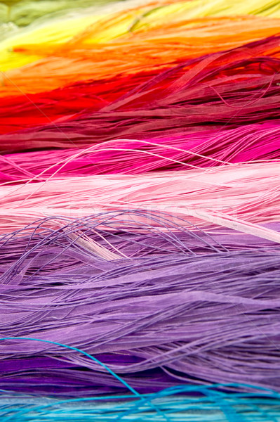 Stock photo: Colorful fabric samples