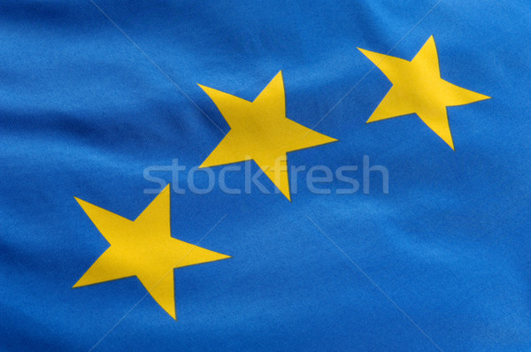 European pavilion albastru steaguri Imagine de stoc © pixpack