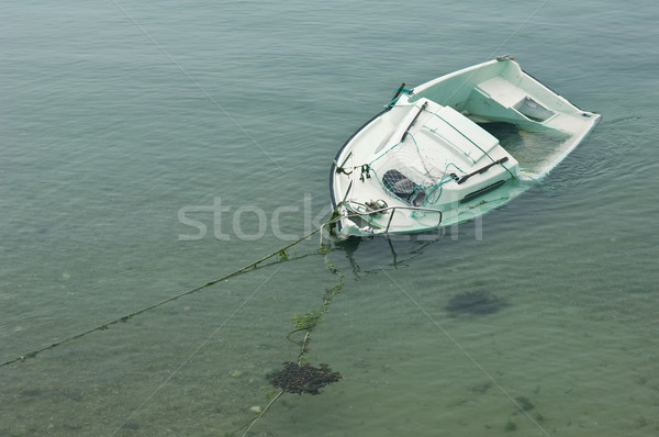 Wrecked ship on a sandbank Stock photo © pixpack