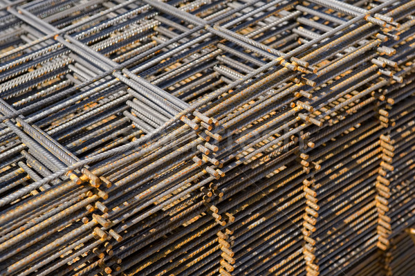 A pile of welded wire mesh Stock photo © pixpack