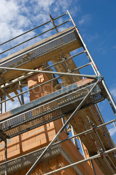 Scaffolding on a construction site Stock photo © pixpack