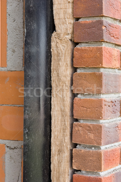 Isolatie huis muur Stockfoto © pixpack