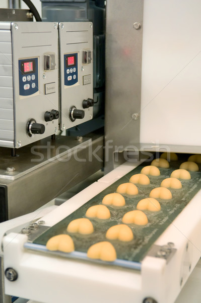Foto stock: Produção · biscoitos · indústria · arquivo · padaria · fabrico