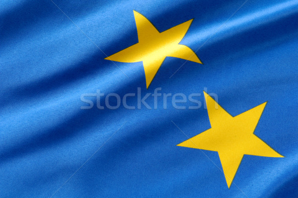ヨーロッパの フラグ 青 黄色 フラグ 一緒に ストックフォト © pixpack