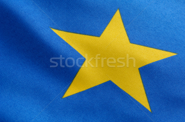 European pavilion albastru galben steaguri împreună Imagine de stoc © pixpack