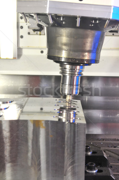 Metall industriellen Maschine Stahl Maschinen Produktion Stock foto © pixpack
