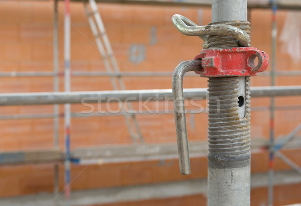 állványzat építkezés építkezés biztonság tégla téglák Stock fotó © pixpack