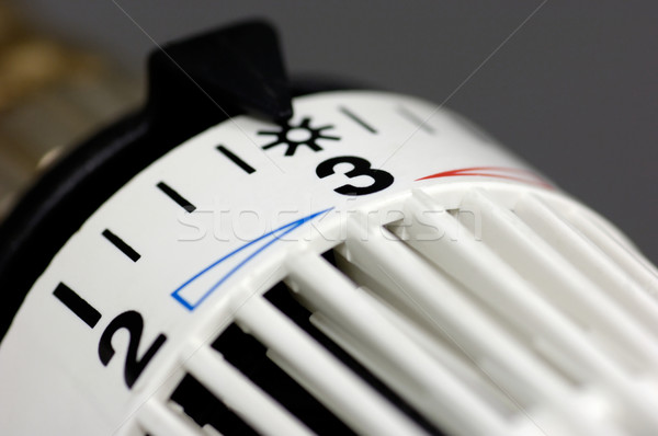Regulacja środka kontroli ciepła trzy Zdjęcia stock © pixpack