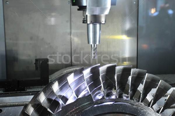 Metall industriellen Maschine Stahl Maschinen Produktion Stock foto © pixpack