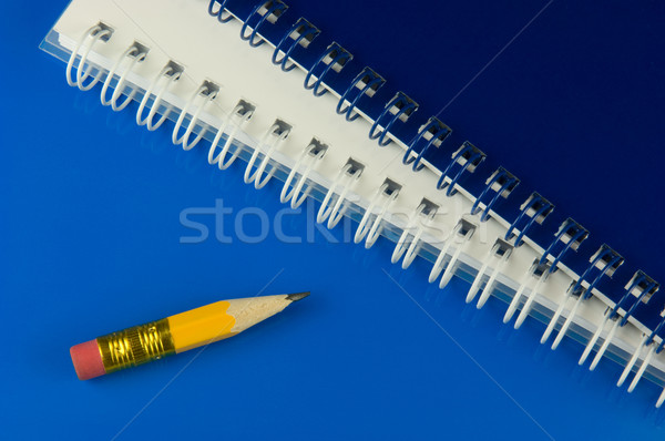 Short yellow pencil and notepads Stock photo © pixpack