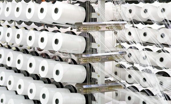 Spools of thread on a loom Stock photo © pixpack