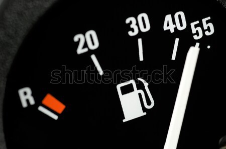 Tankanzeige Auto Verkehr Instrument Kraftstoff Benzin Stock foto © pixpack