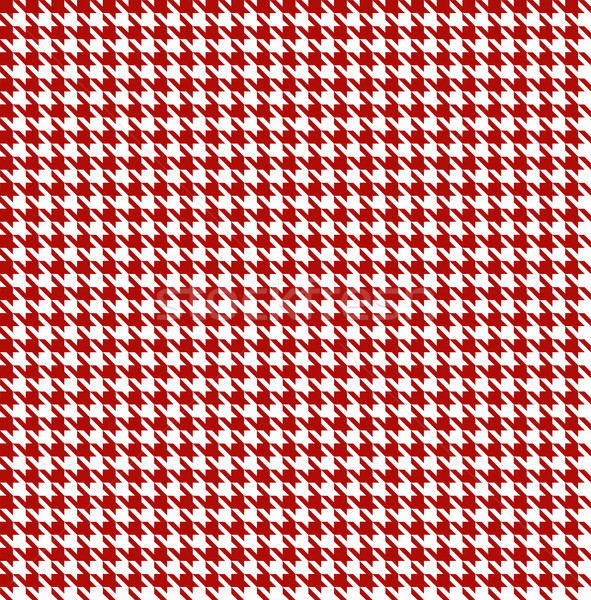 Bezszwowy projektu tkaniny czerwony retro biały Zdjęcia stock © PiXXart
