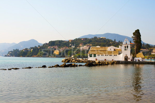 Vlacherna Monastery on Corfu, Greece  Stock photo © PiXXart