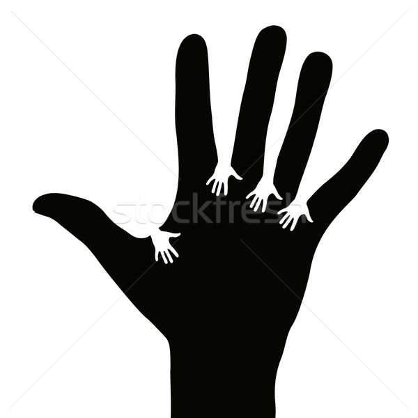 Hands reaching each other Stock photo © PiXXart