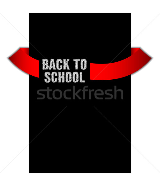 Back to school banner with special sketch design Stock photo © place4design